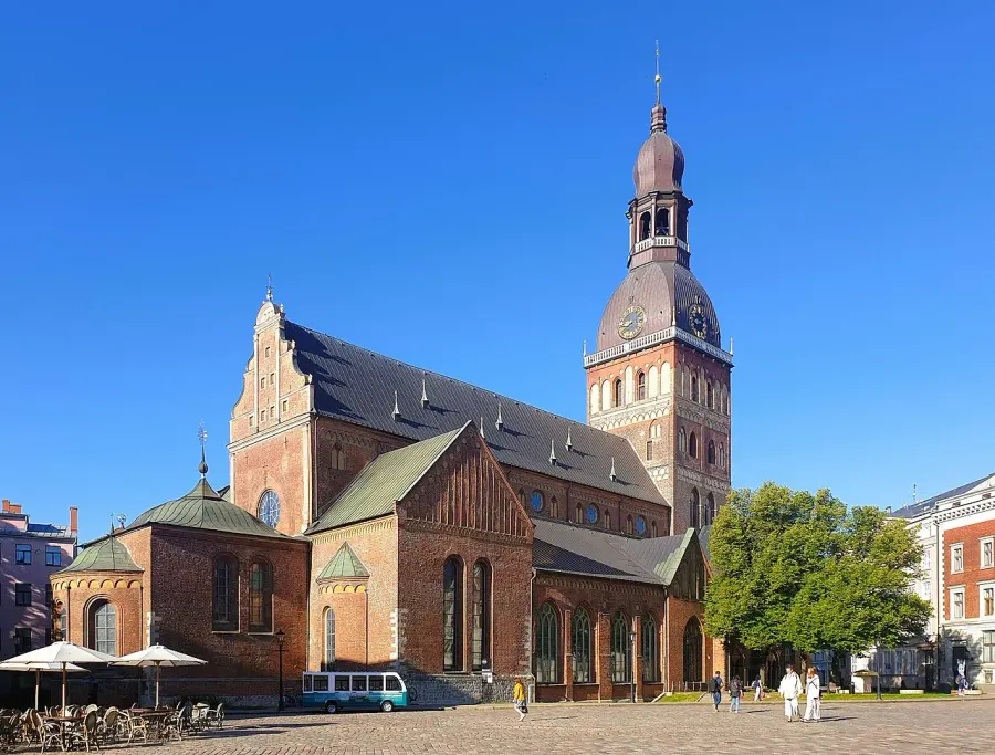 La carte Cathédrale protestante de Riga