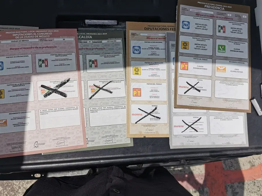 La carte Élections fédérales mexicaines de 2024