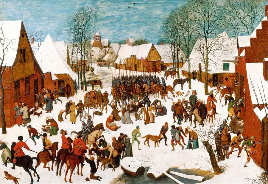 The Massacre of the Innocents card