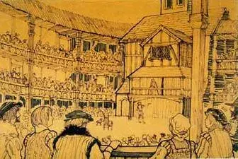 La carte Théâtre élisabéthain
