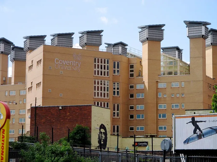 La carte Université de Coventry