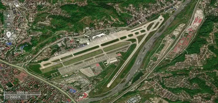 The Sochi International Airport card