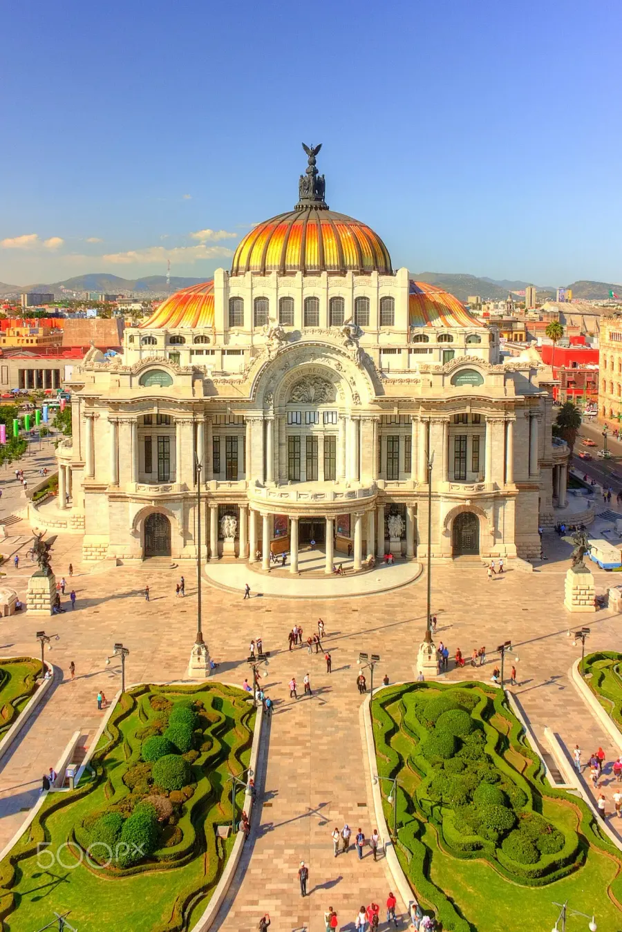 La carte Palais des beaux-arts de Mexico