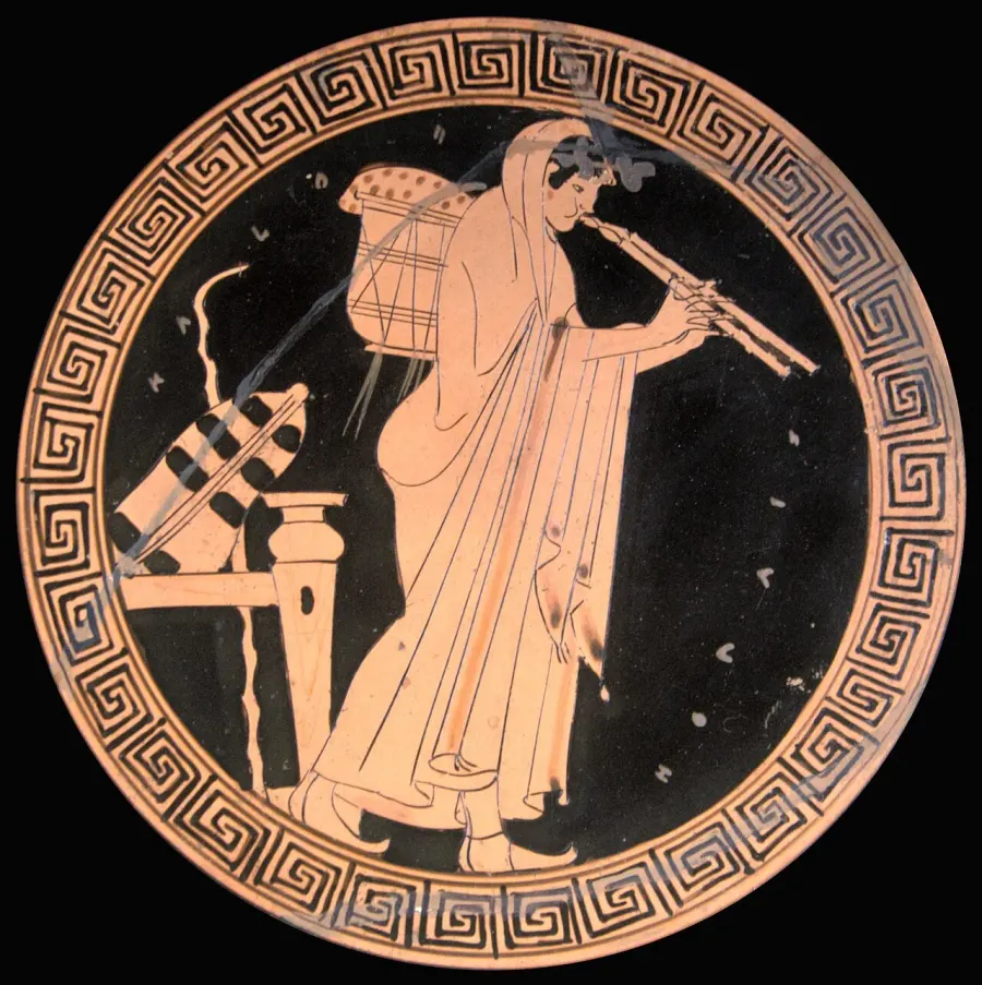 The Music of ancient Greece card