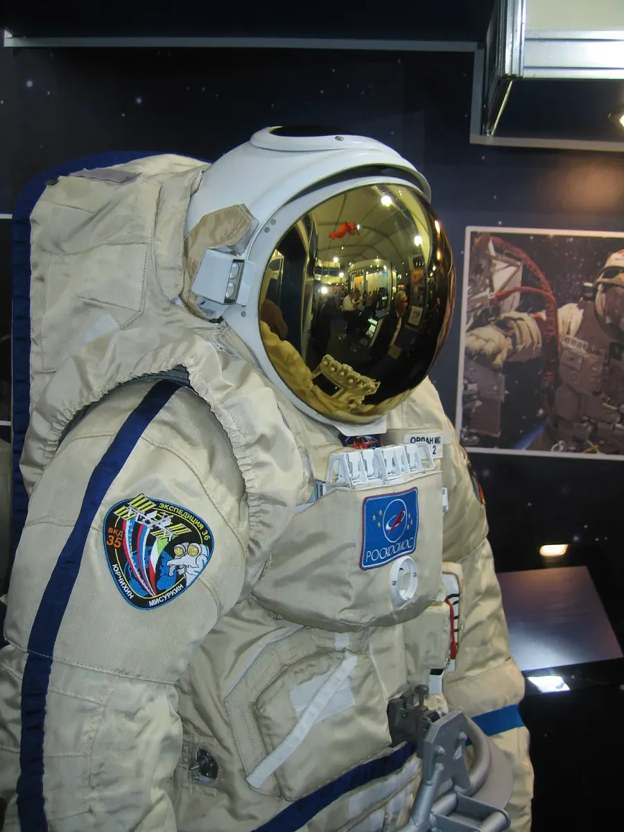 The Orlan space suit card