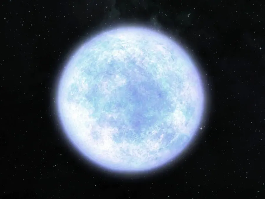 La carte Naine bleue