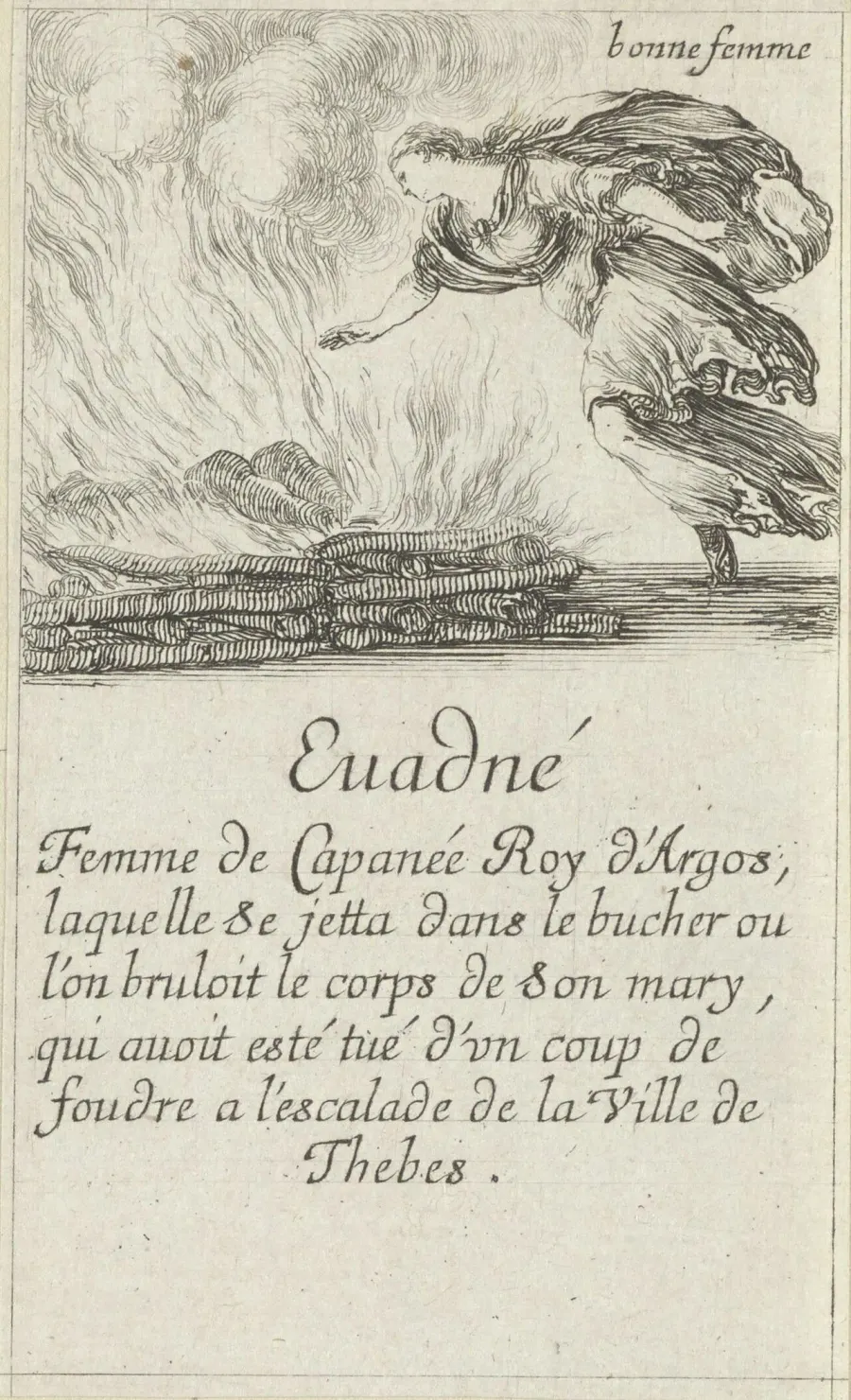 La carte Évadné