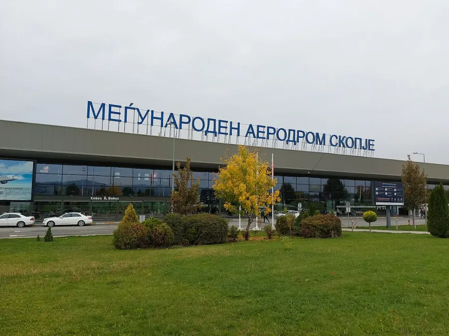 The Skopje International Airport card