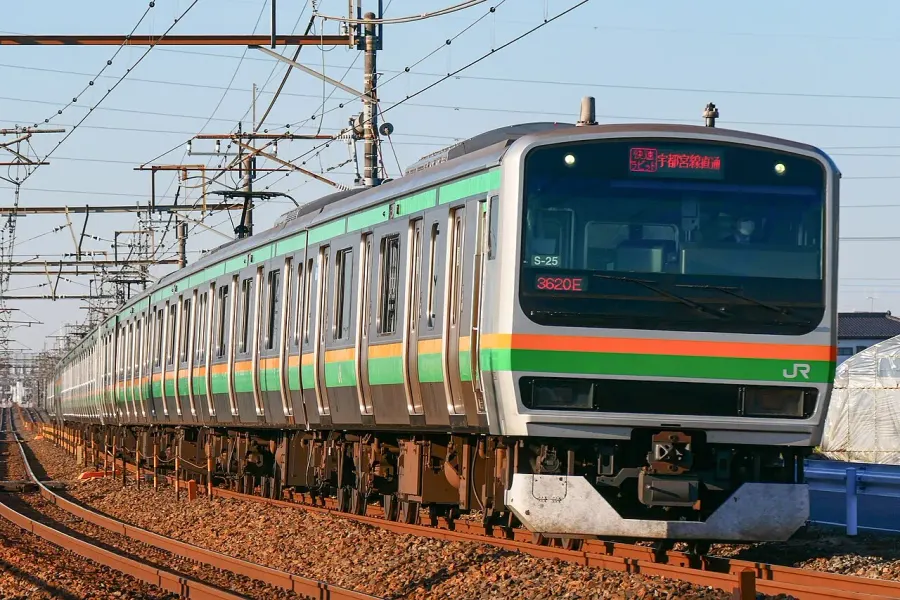 La carte Ligne Utsunomiya