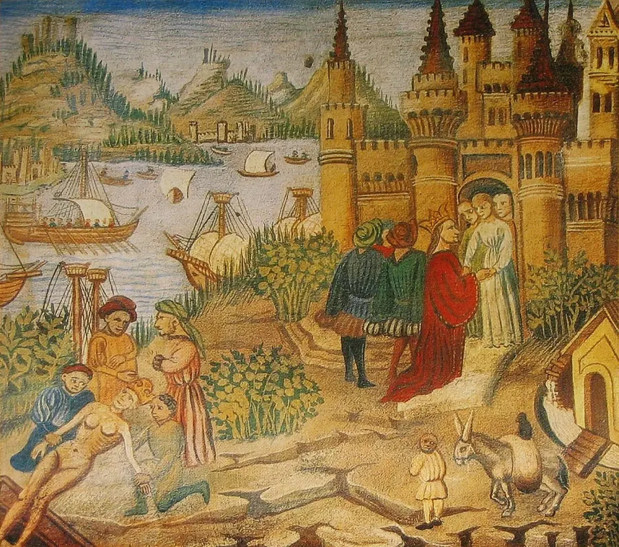 La carte École de médecine de Salerne