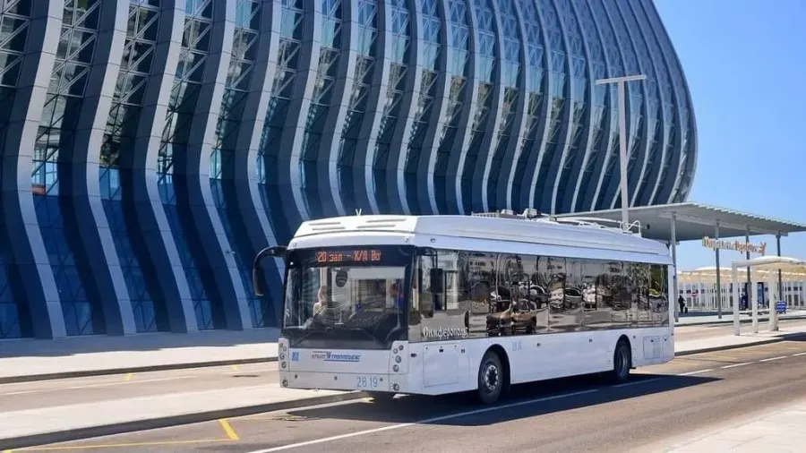 La carte Trolleybus de Crimée