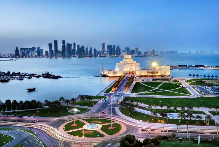 La carte Musée d'Art islamique de Doha