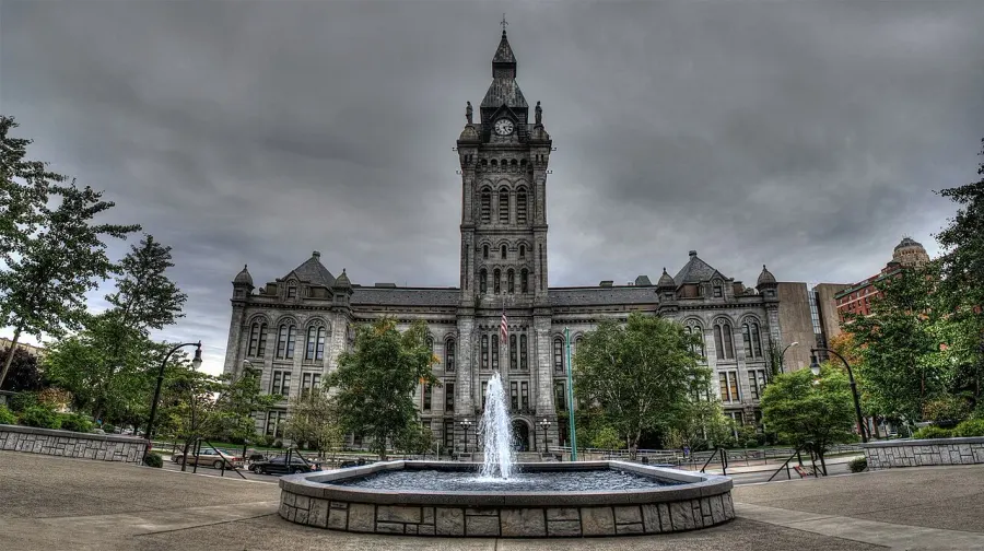 The Erie County, New York card
