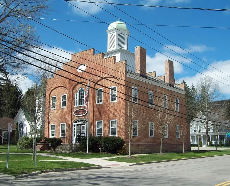 The Cattaraugus County, New York card