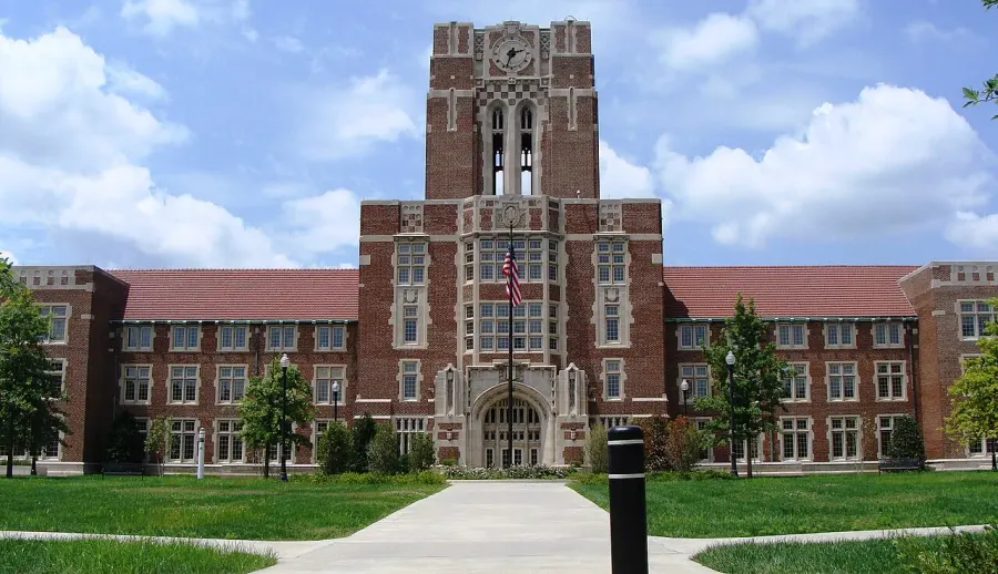 La carte Université du Tennessee