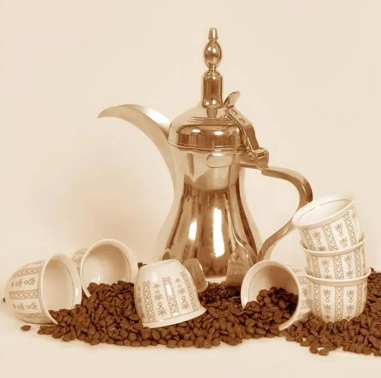 The Arabic coffee card