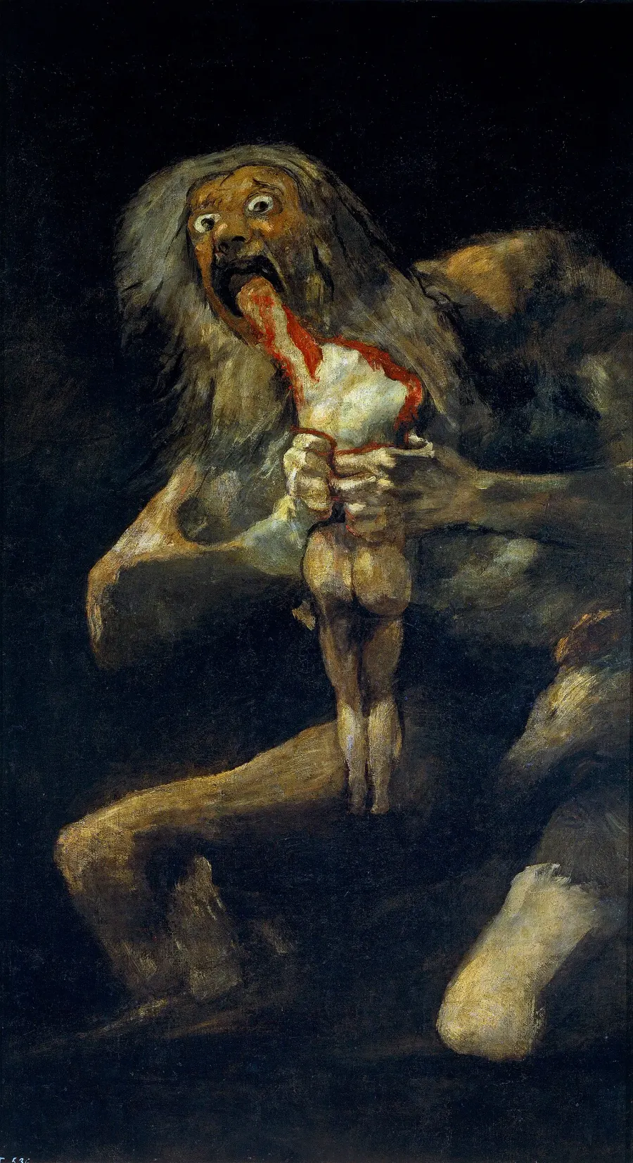 The Saturn Devouring His Son card
