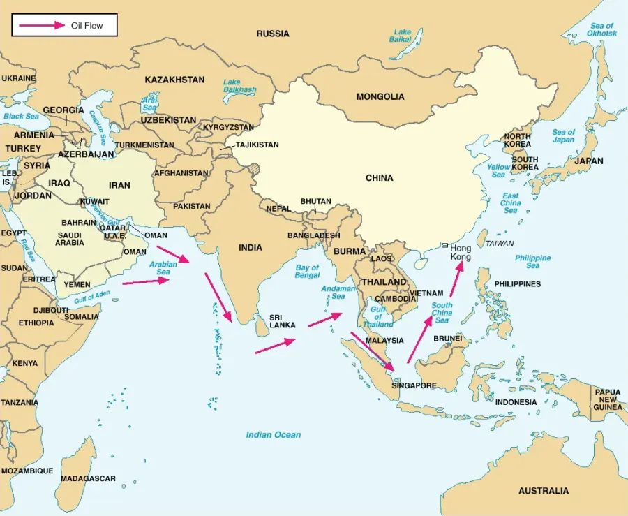 La carte Malaccamax