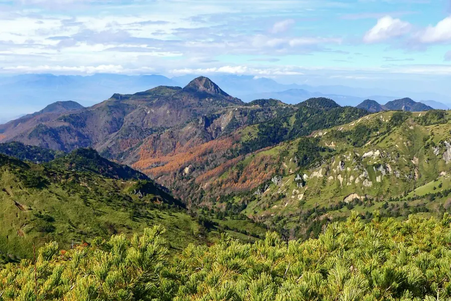 La carte Parc national de Jōshin'etsukōgen