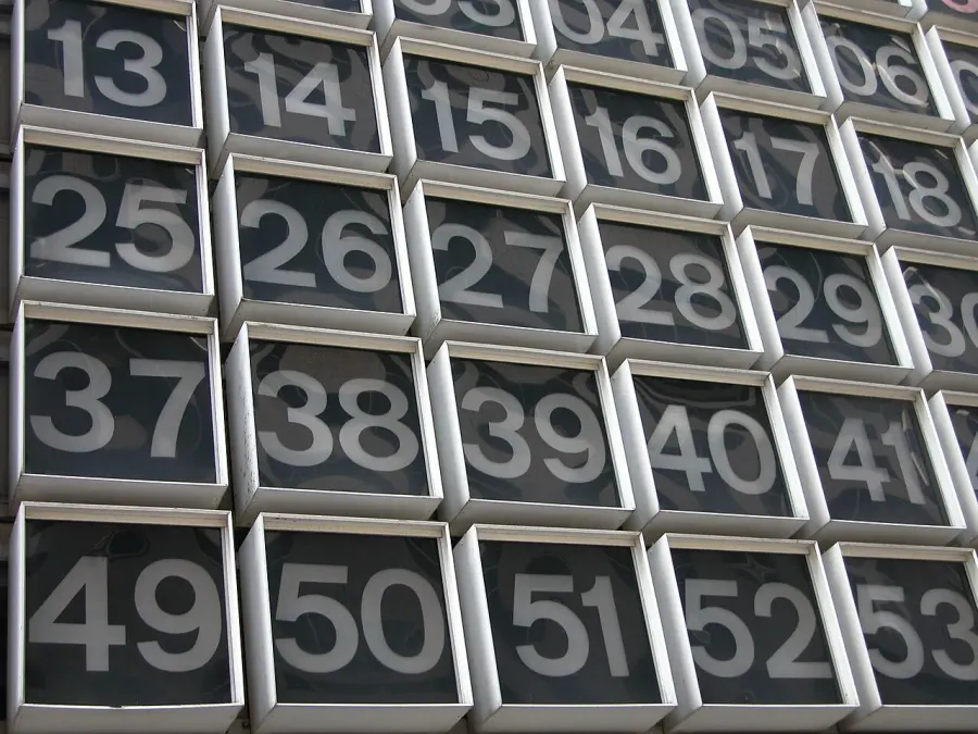 The Number card