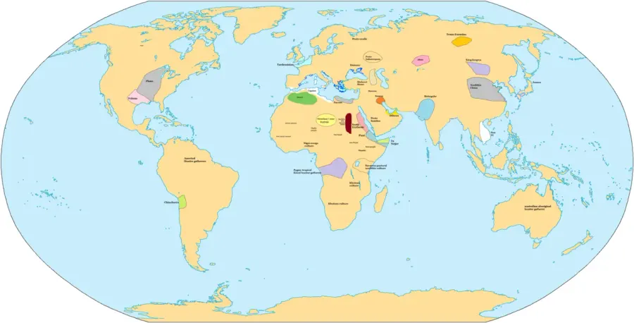 La carte Ve millénaire av. J.-C.