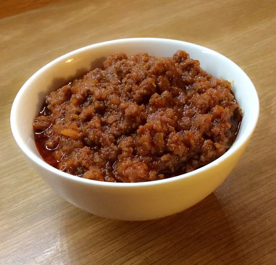 The Bolognese sauce card