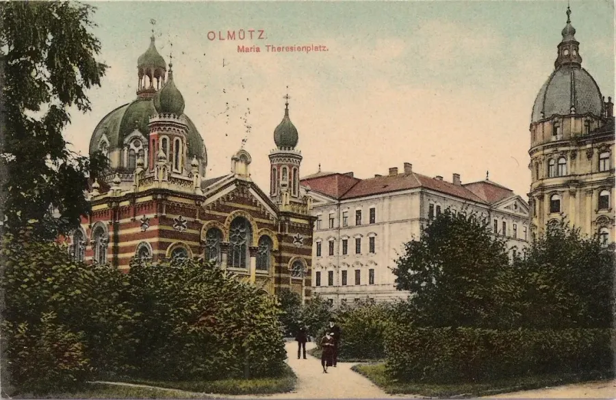 La carte Synagogue d'Olmütz