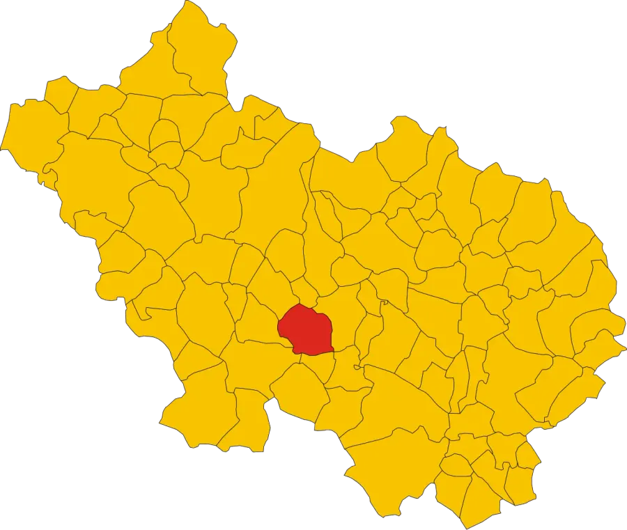 La carte Ceprano