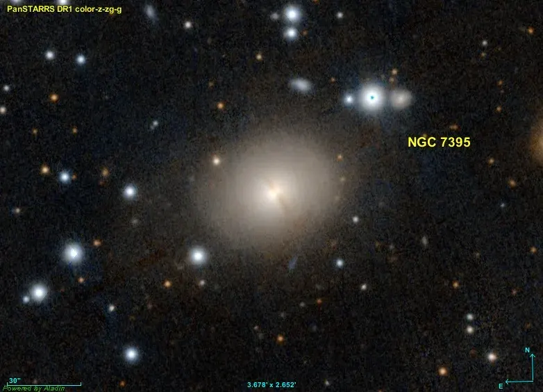 The NGC 7395 card