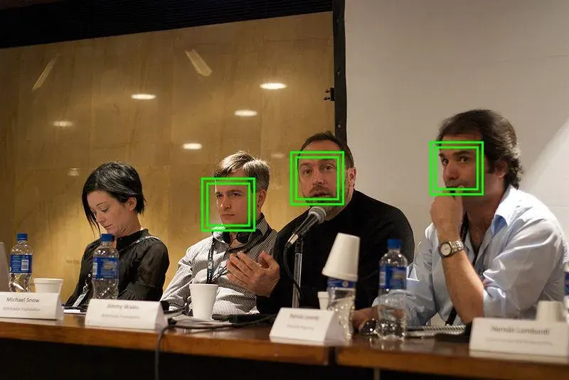 La carte Détection de visage