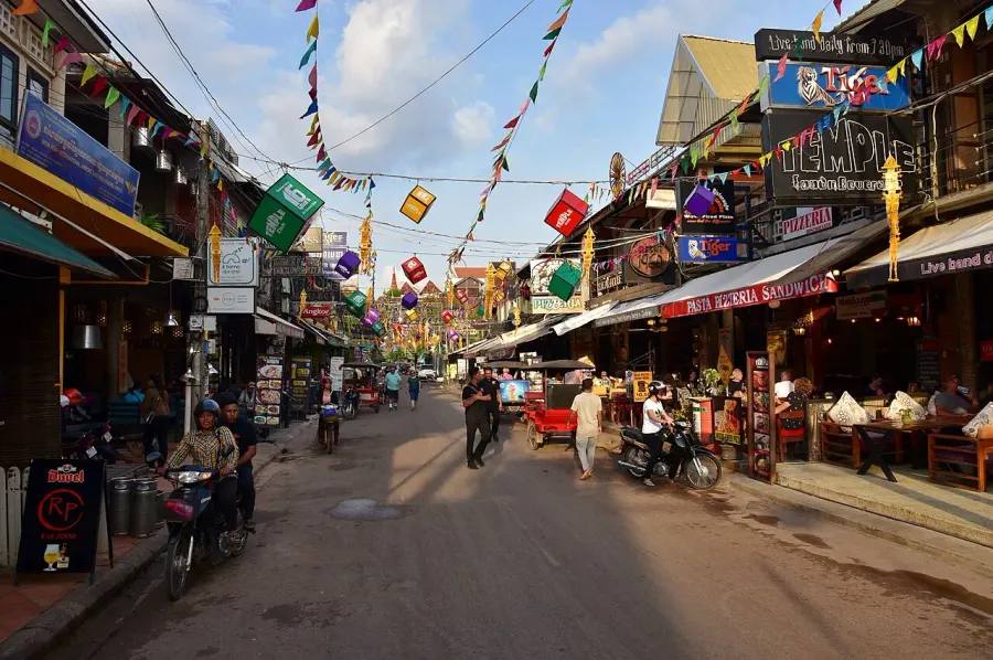 La carte Siem Reap