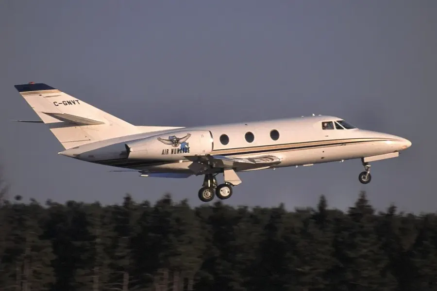 La carte Dassault Falcon 10