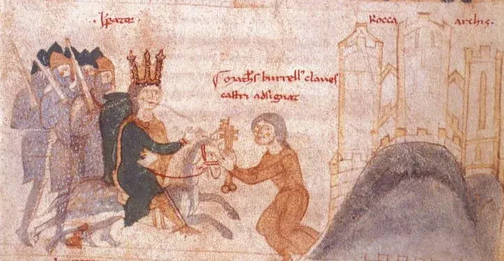 La carte Rocca d'Arce