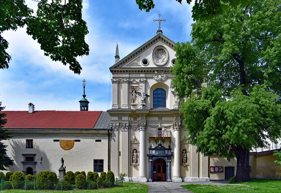 La carte Église de la Visitation de Cracovie