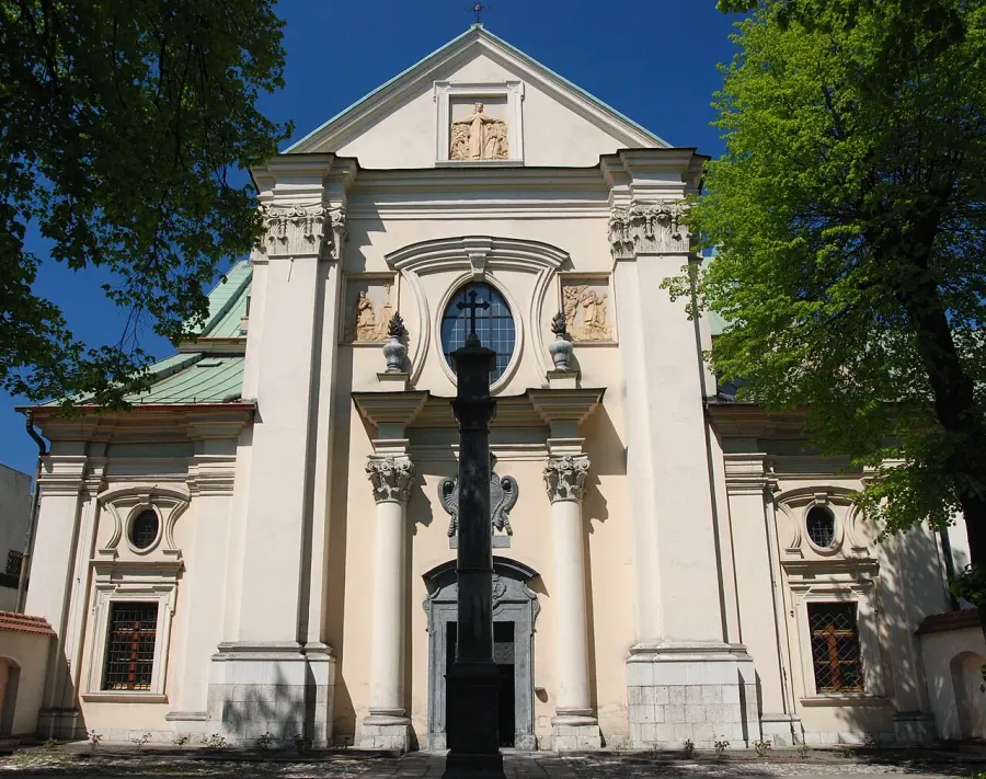 La carte Église Sainte-Thérèse de Cracovie