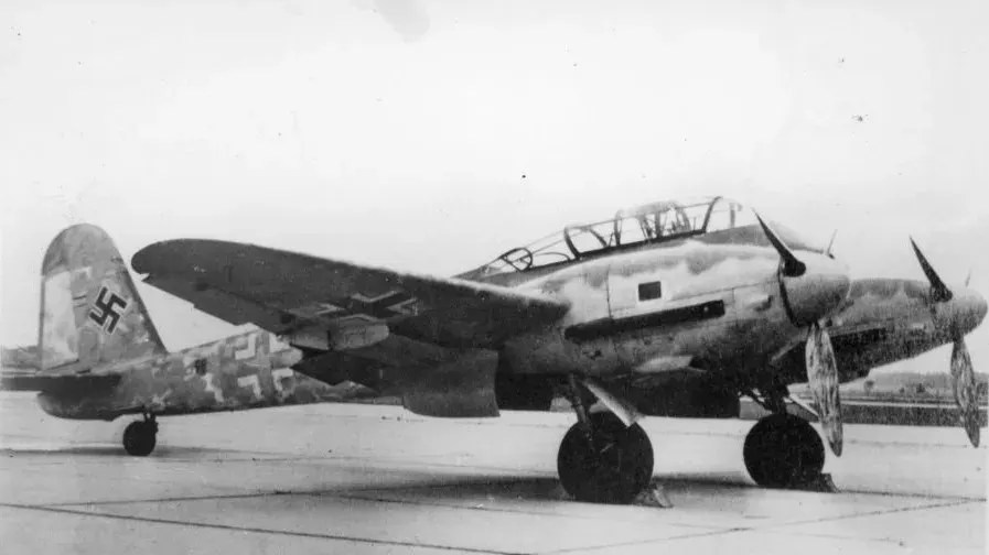La carte Messerschmitt Me 410
