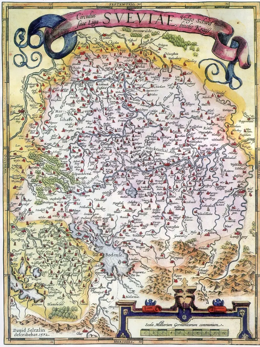 La carte Souabe