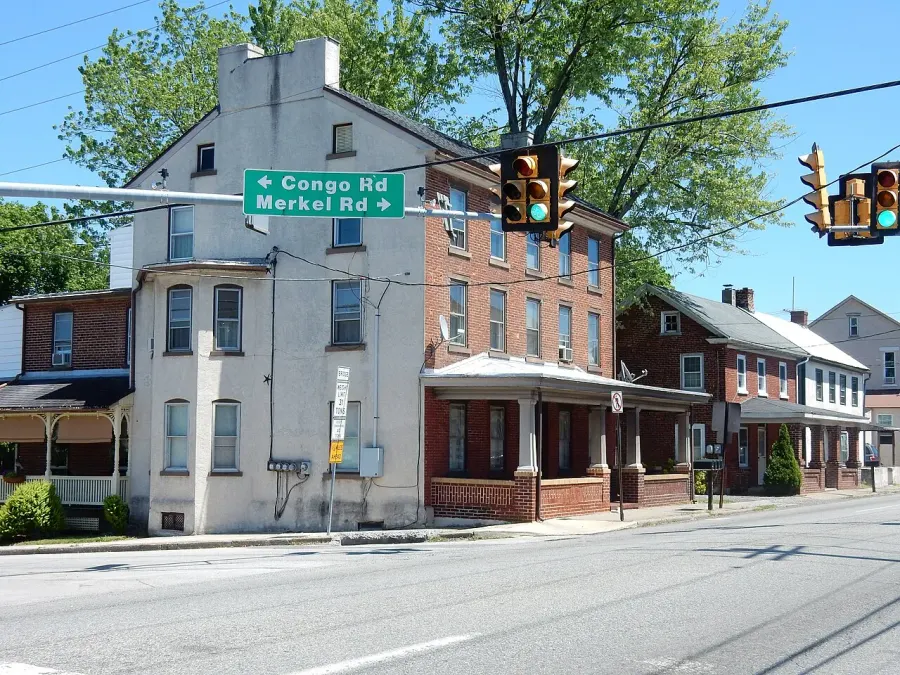 The Gilbertsville, Pennsylvania card