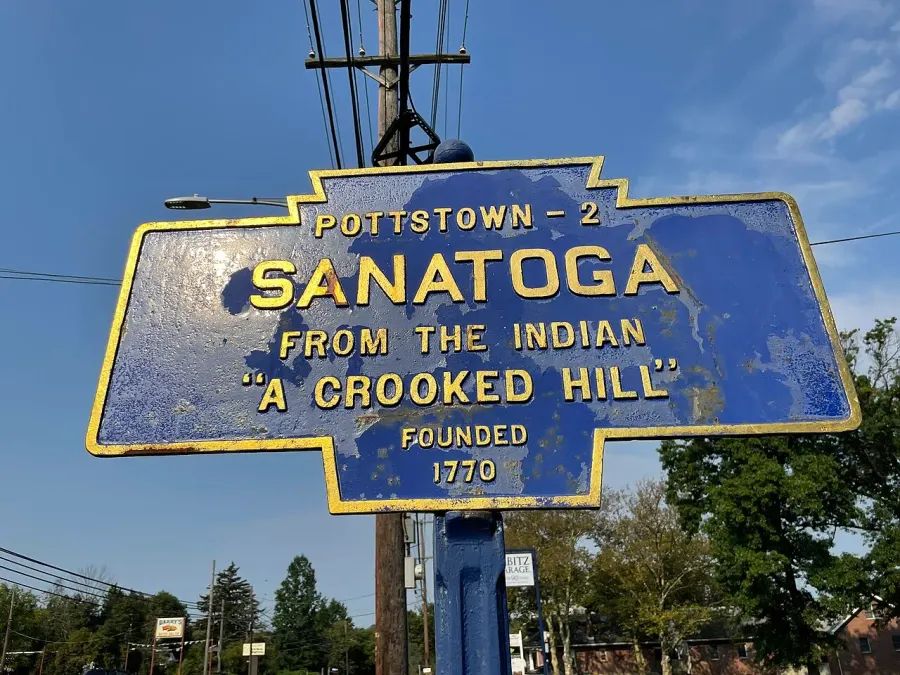 The Sanatoga, Pennsylvania card