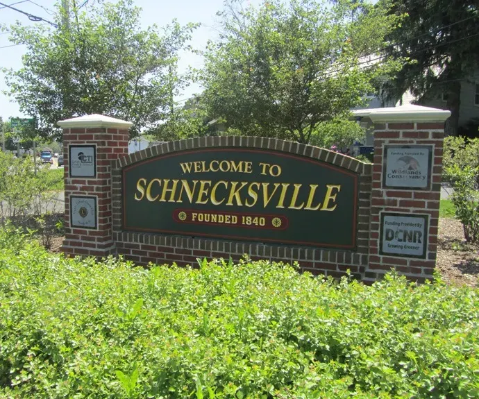 The Schnecksville, Pennsylvania card