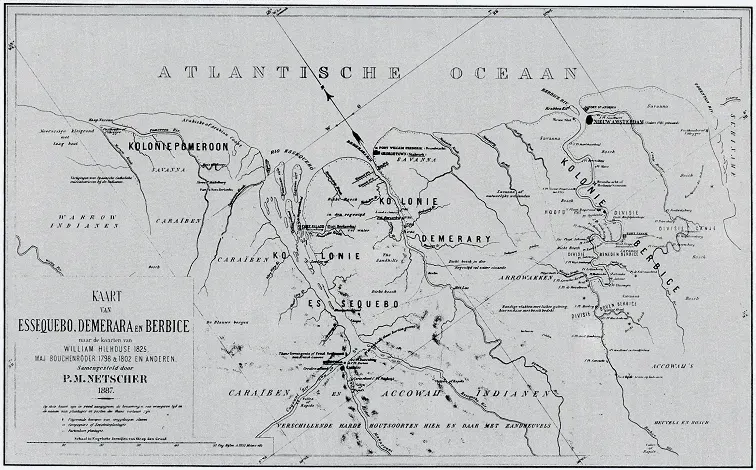 La carte Démérara