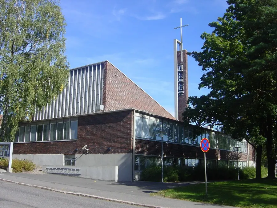 La carte Église d'Herttoniemi