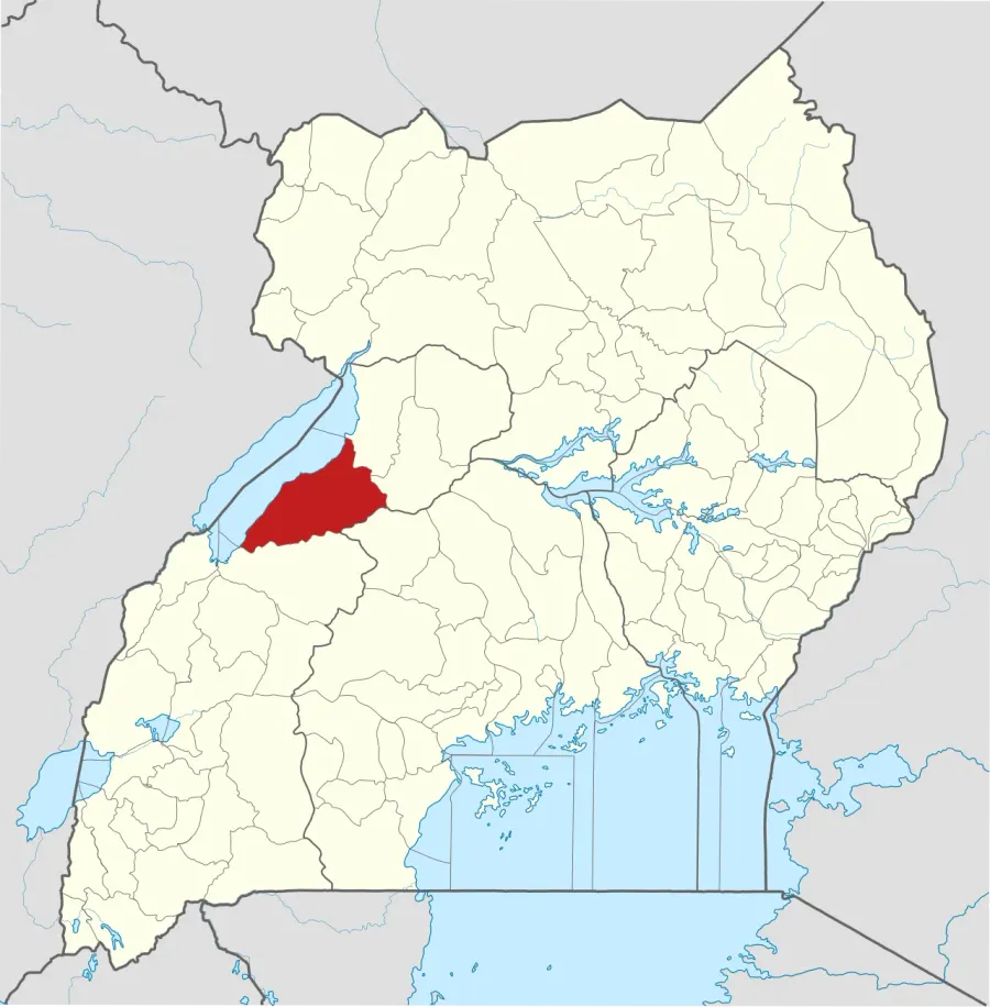 La carte Hoima