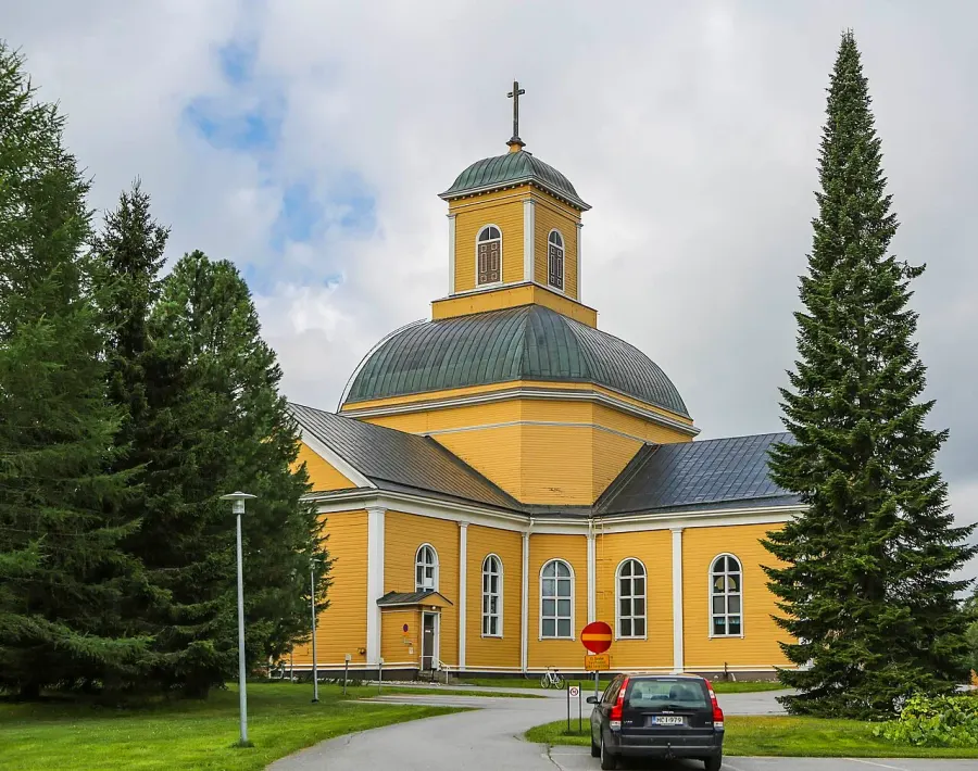 La carte Église de Kuhmo