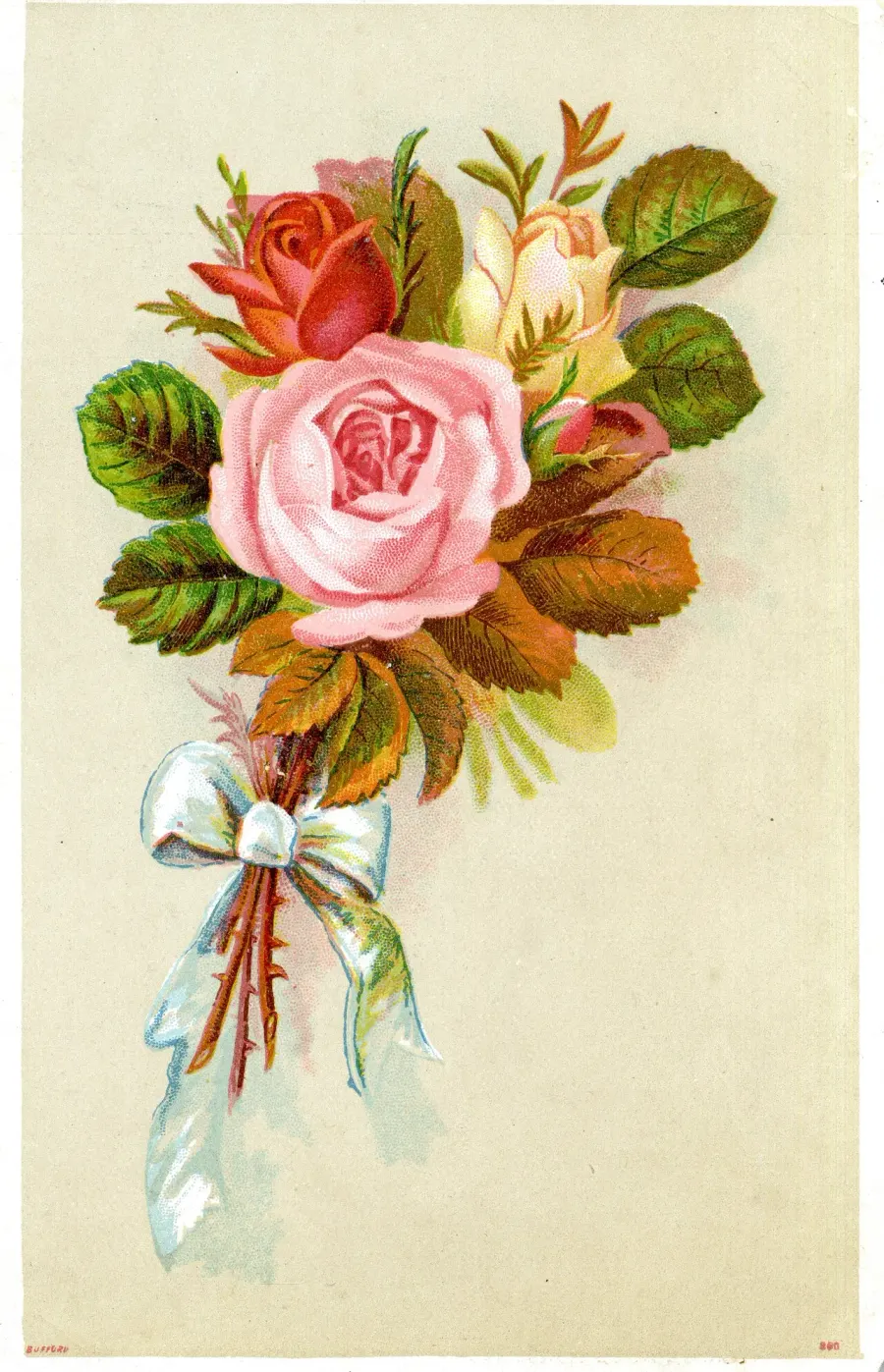 The Flower bouquet card
