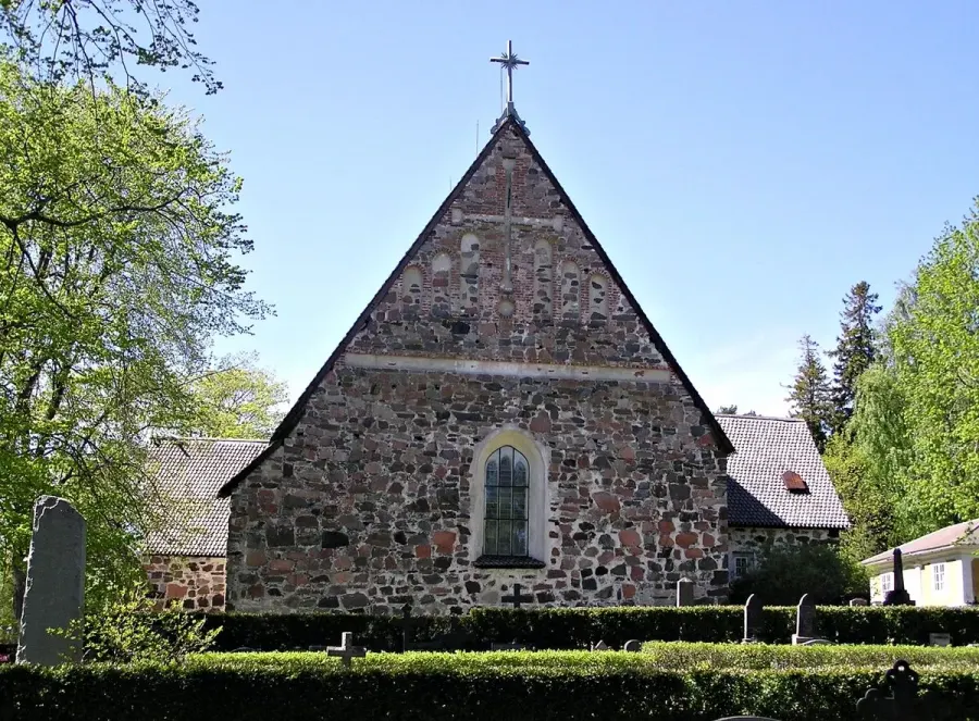 La carte Église de Nauvo