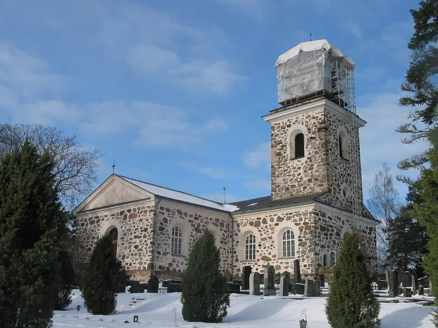 La carte Église de Nummi
