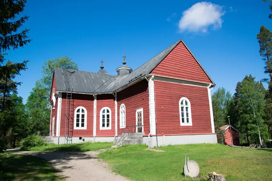 La carte Église de Pukkila