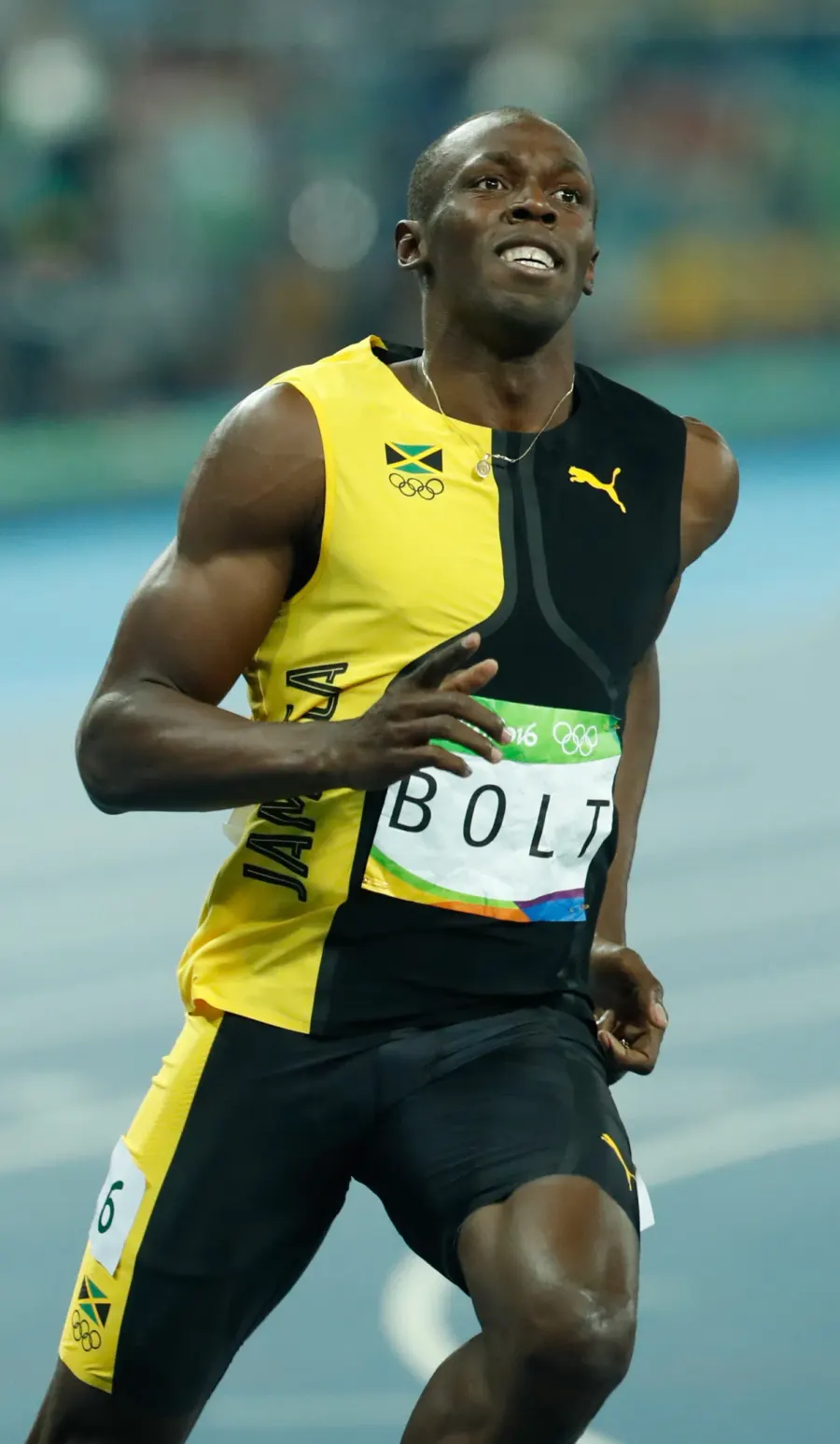 La carte Usain Bolt