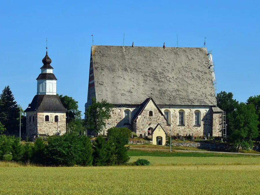 La carte Église de Sauvo